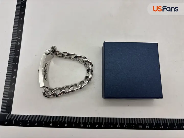Chrome Hearts Thick Bracelet With Cross QC photo 11