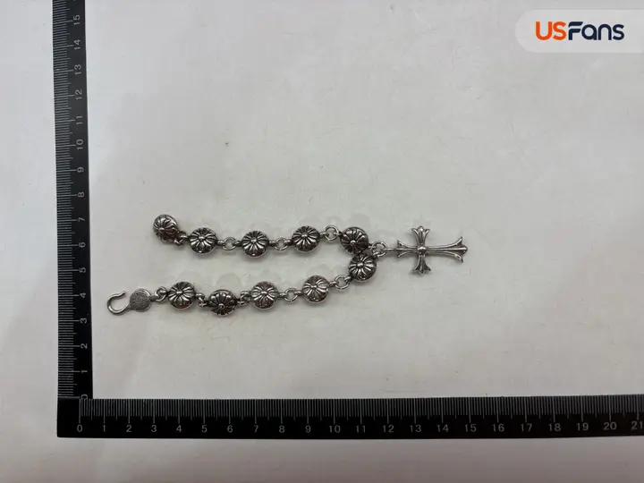 Chrome Hearts Thick Bracelet With Cross QC photo 4