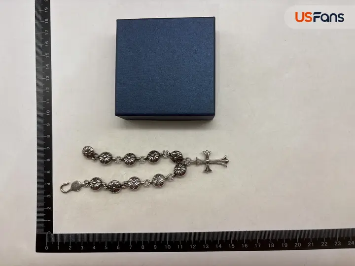 Chrome Hearts Thick Bracelet With Cross QC photo 5