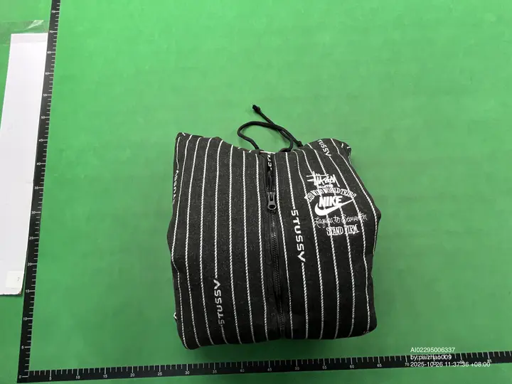 Nike x Stussy Striped Wool Jacket QC photo 1