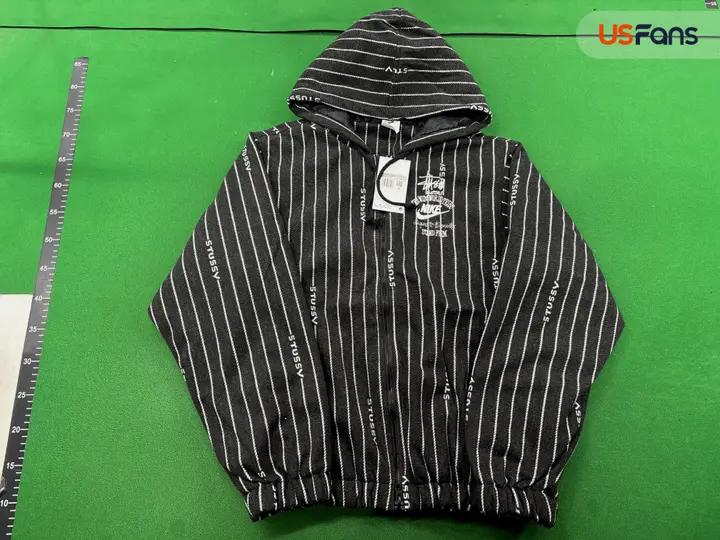 Nike x Stussy Striped Wool Jacket QC photo 14