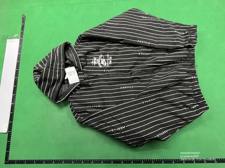 Nike x Stussy Striped Wool Jacket QC photo 3