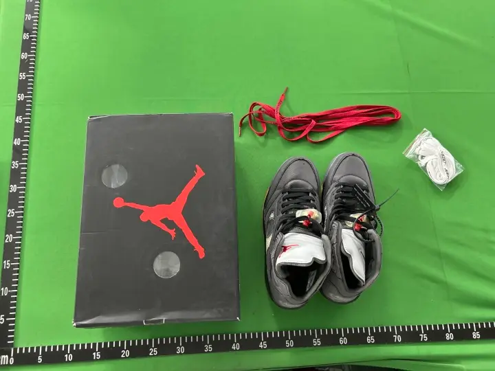 Jordan 5 Muslin x Off-White QC photo 10