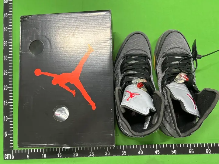 Jordan 5 Muslin x Off-White QC photo 2
