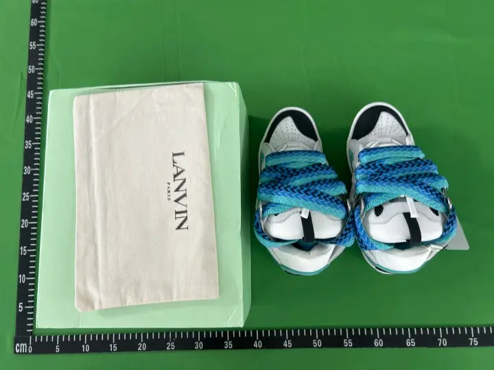 Lanvin Curb Sneakers Blue QC photo 2