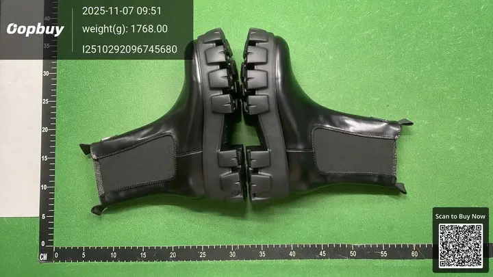 Prada Monolith Leather Chelsea Boots QC photo 12