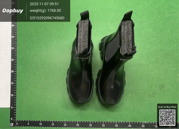 Prada Monolith Leather Chelsea Boots QC photo 13