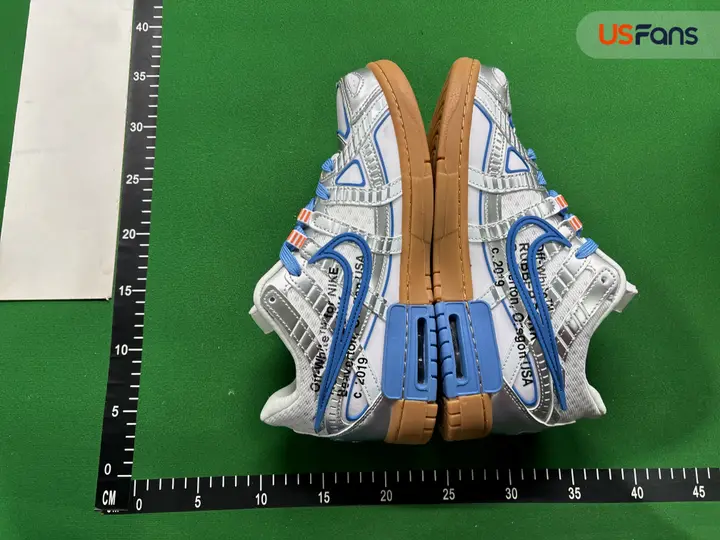 Rubber Dunk x Off-White Orange Shoes QC photo 12