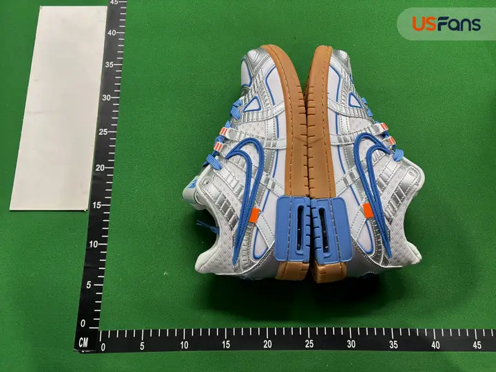 Rubber Dunk x Off-White Orange Shoes QC photo 13