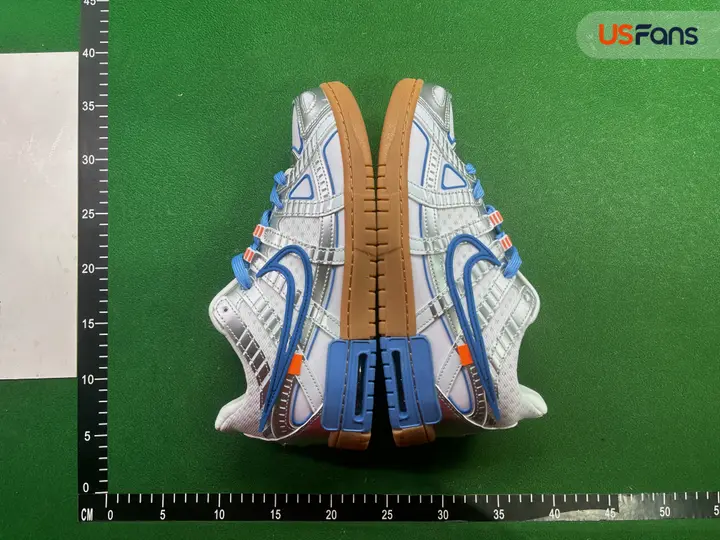 Rubber Dunk x Off-White Orange Shoes QC photo 19