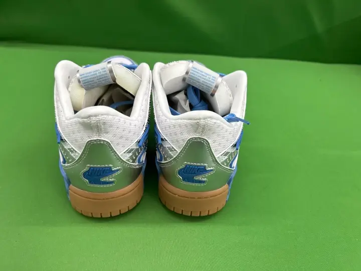 Rubber Dunk x Off-White Orange Shoes QC photo 2