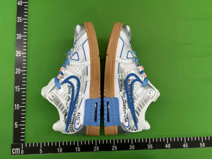 Rubber Dunk x Off-White Orange Shoes QC photo 6