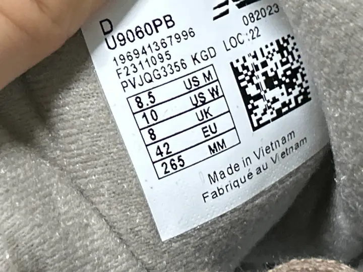NB 9060 Shoes QC photo 7