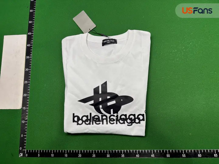Cheap Balenciaga White T-Shirt QC photo 4