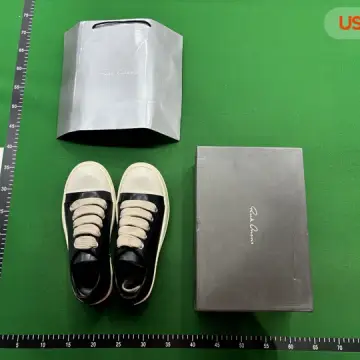 Rick Owens Low Blue Jumbo Lace Shoes QC photo