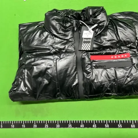 Prada Re-Nylon Linea Rossa Down Puffer Vest QC photo