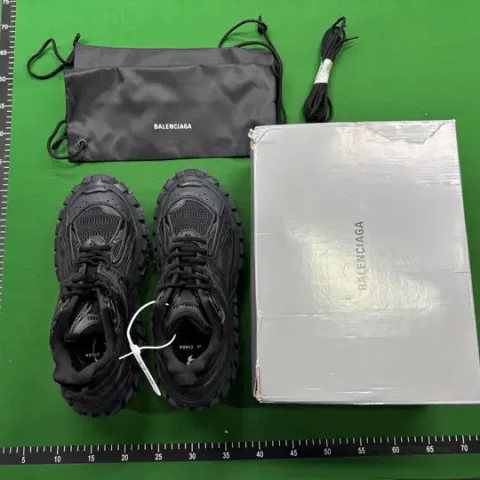 Balenciaga Defender All-Black Shoes QC photo