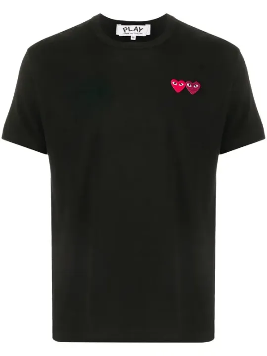 CDG Double Heart Tee rep