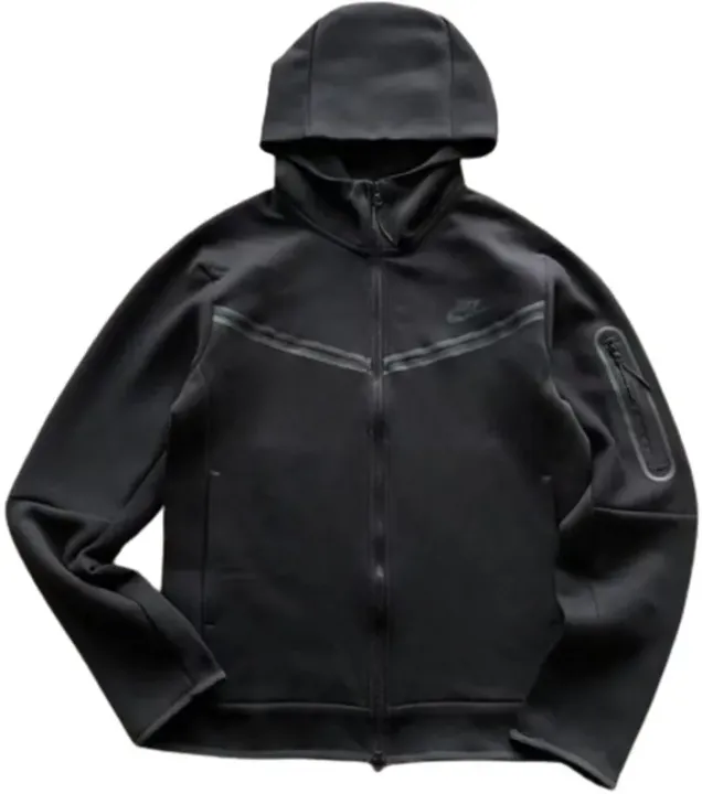 Nike Tech Fleece Black Hoodie rep